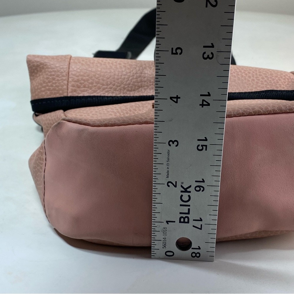 PERIPLO Santiago, Chile Handmade Crossbody Sling Outdoor Travel Bag Blush Pink - Picture 12 of 14